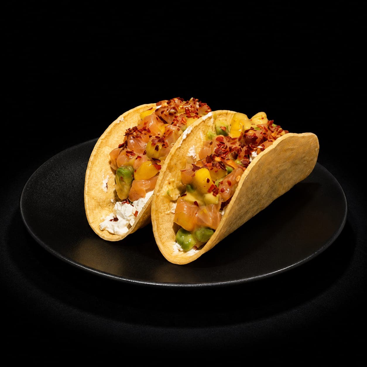 Tacos de salmón (2 uds.)