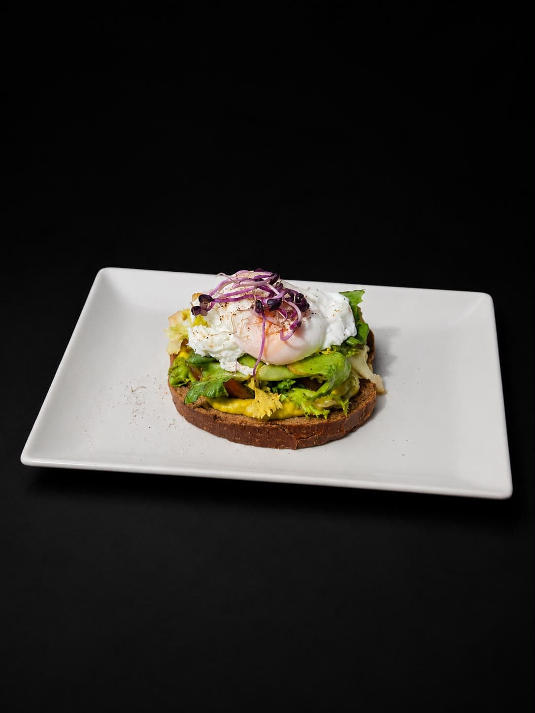 Tostada huevo poché